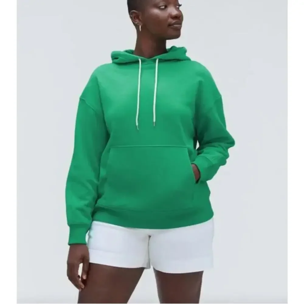 Everlane Track Organic Cotton Popover Hooded Sweatshirt Sz S - Picture 4 of 9